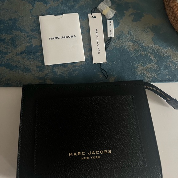Marc jacobs the grind leather cosmetic case pouch - Picture 2 of 9